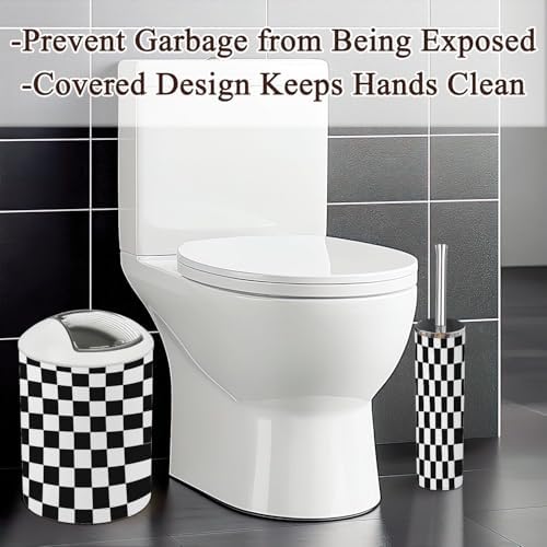 6 Piece Bathroom Accessories Set Modern Boho Design