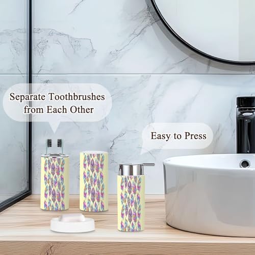 6 Pcs Durable Bathroom Accessories Set