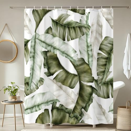 JCOOKLOFTS 4 Piece Luxury Banana Leaf Shower Set