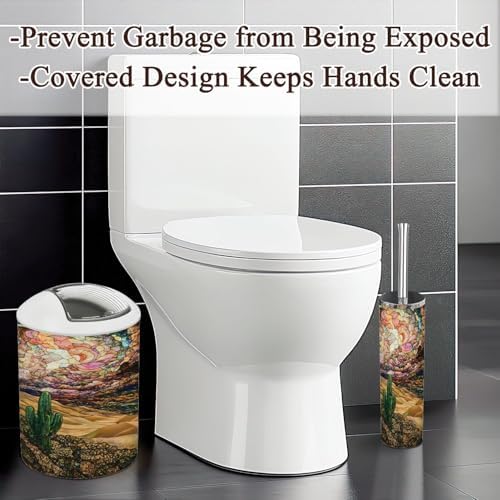 6 Piece Bathroom Accessories Set Boho Decor 1