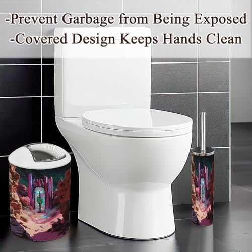 6-Piece Pastel Southwest Desert Boho Bathroom Set