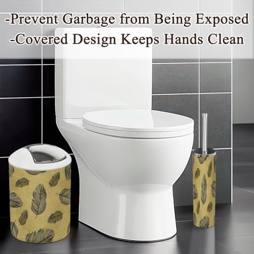 Bathroom Accessories Set 6 Pcs Durable Trendy Gold