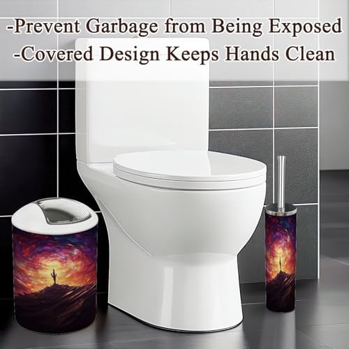 6 Piece Desert Cactus Bathroom Accessories Set