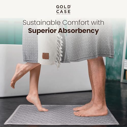 GOLD CASE Bath Rugs Set of 2 Beige 16x24 20x32