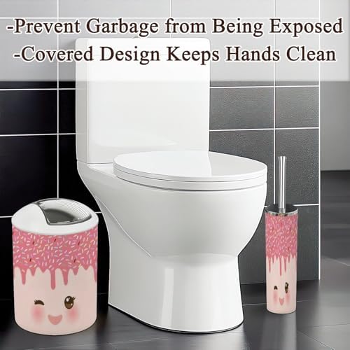 Kawaii Bathroom Accessories Set 6 Pcs Decor