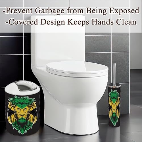 JBNJANKDAV 6 Pcs Lion Head Bathroom Accessories Set