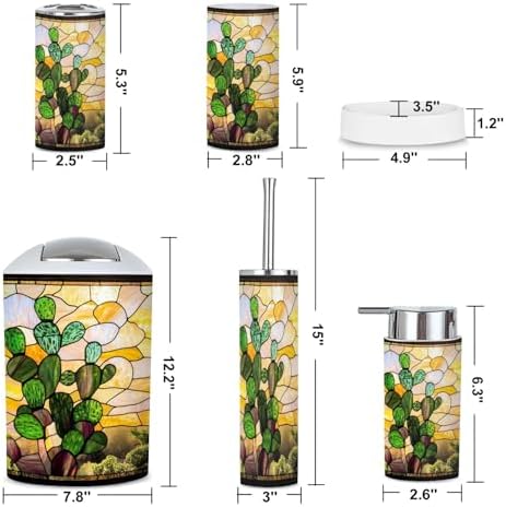 Mystical Southwestern Desert Bathroom Accessories Set