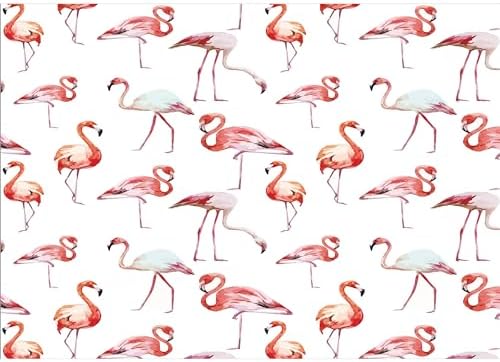 Ambesonne Flamingo Soap Dispenser Toothbrush Holder Set Pale Pink Coral