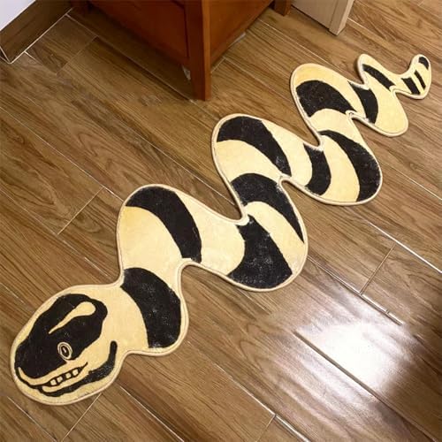 BINGGA Nonslip Snake Carpet for Bathrooms and Living Rooms 1
