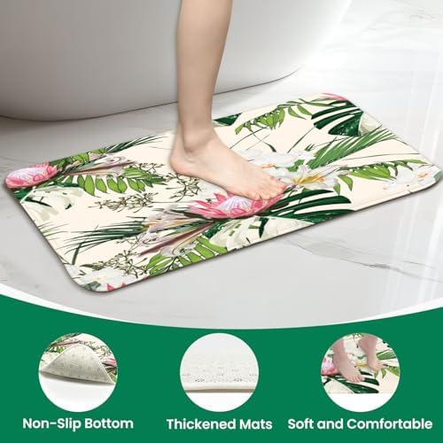 4 Piece Shower Curtain Set with Rugs and Toilet Lid Cover 1