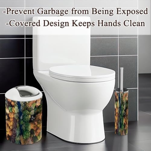 6 Piece Autumn Woodland Bathroom Accessories Set