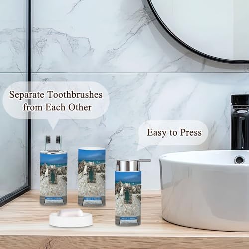 6 Piece Cape Agulhas Boho Bathroom Set