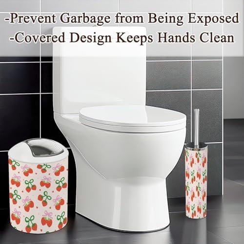 6 Piece Retro Coquette Bathroom Accessories Set