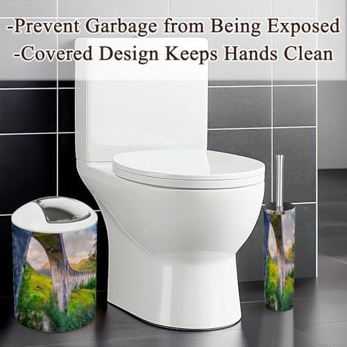 6 Piece Bathroom Accessories Set Glenfinnan Viaduct Decor