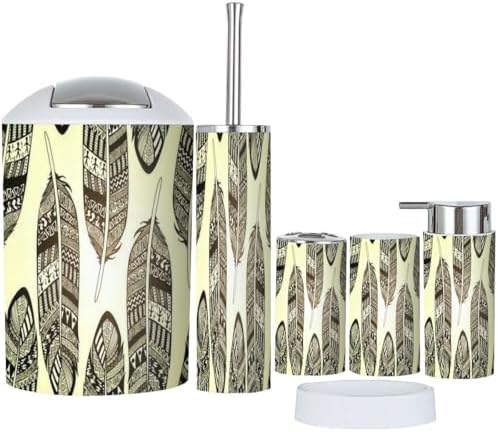 JBNJANKDAV Bathroom Accessories Set 6 Pcs