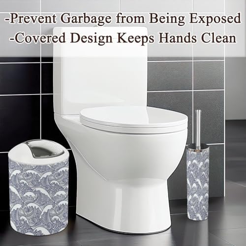 Bathroom Accessories Set 6 Pcs Durable Modern Storage