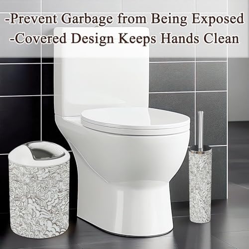 6 Piece Asian Style Bathroom Accessories Set