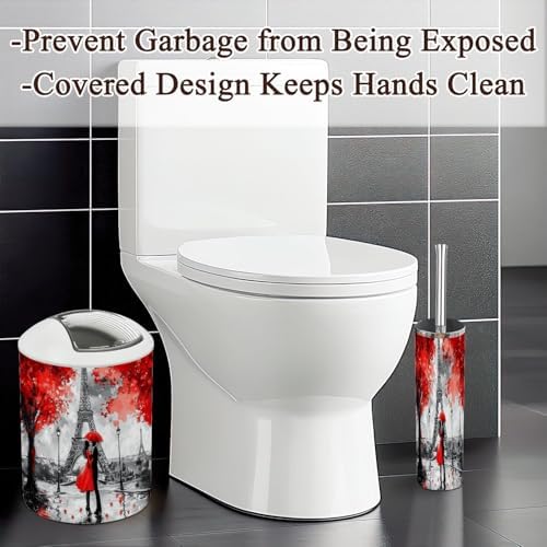 6 Piece Modern Bathroom Accessories Set 1