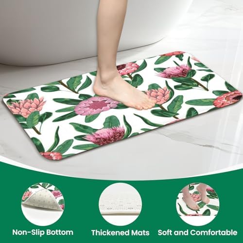 4 Piece Shower Curtain Set with Rugs and Decor