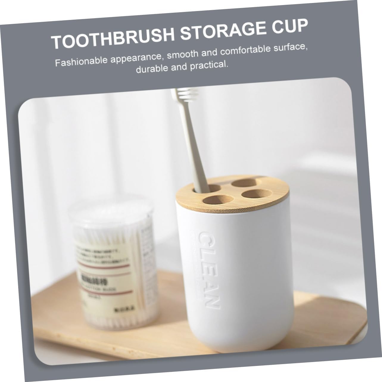 LABRIMP 4-Piece Bathroom Set with White Lotion Bottle