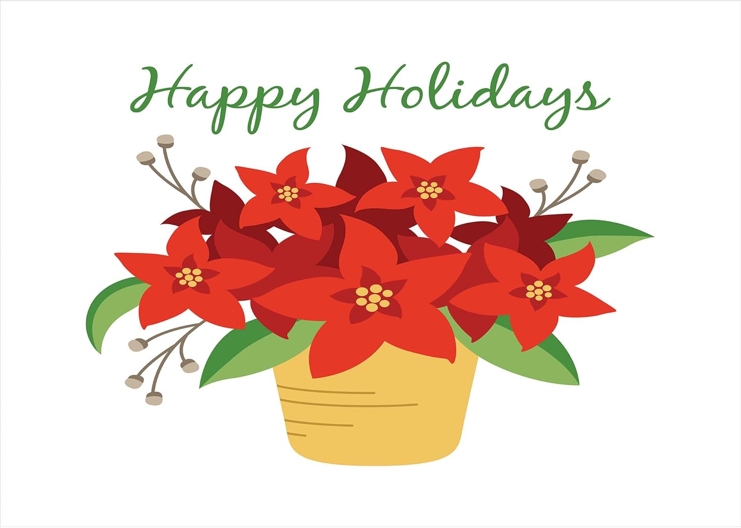 Ambesonne Poinsettia Soap Dispenser Toothbrush Holder Set