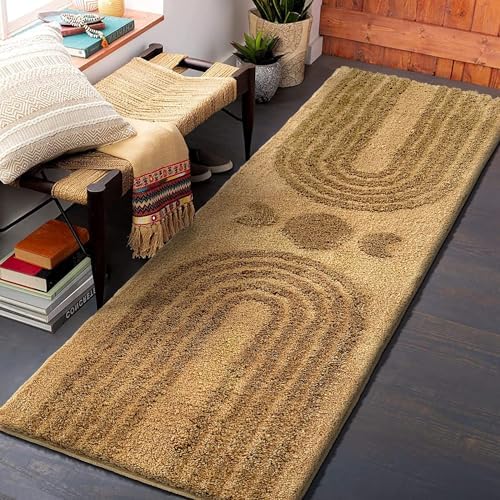 Boho Style 20x60 Bathroom Runner Rug