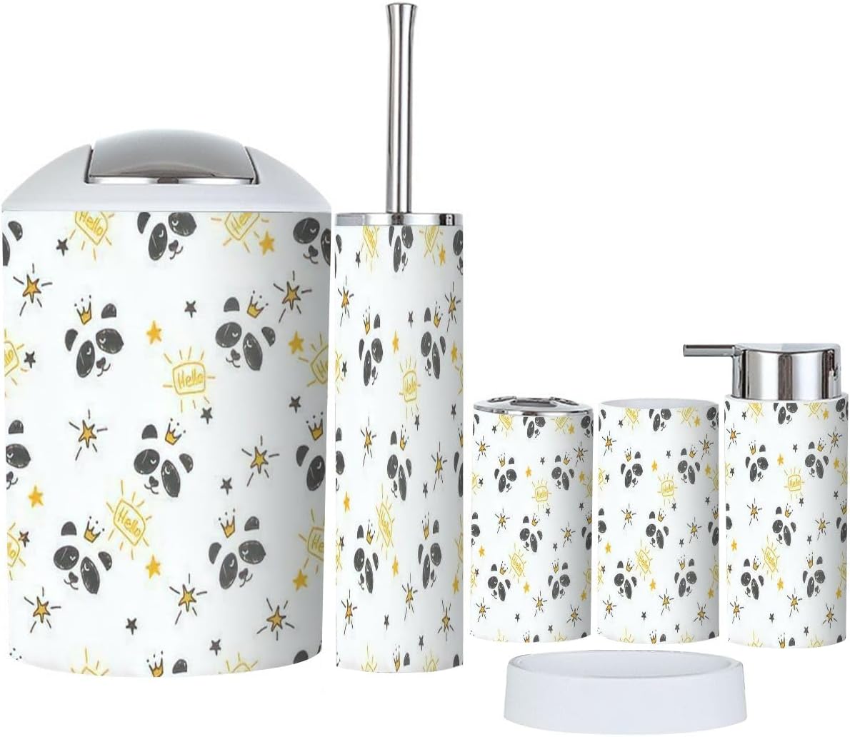 Bathroom Accessories Set 6 Pcs Durable and Stylish 1