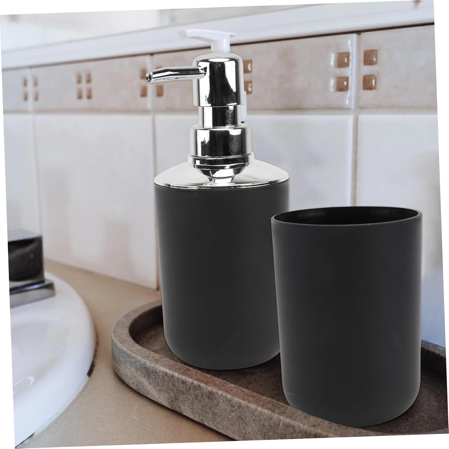 Alipis Four-Piece Toiletry Set Modern Bathroom Accessories 1