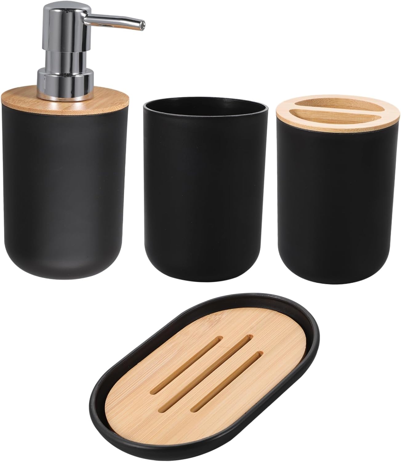 Cabilock Bath Accessories Set with Cup Holder and Toothbrush Holder 1