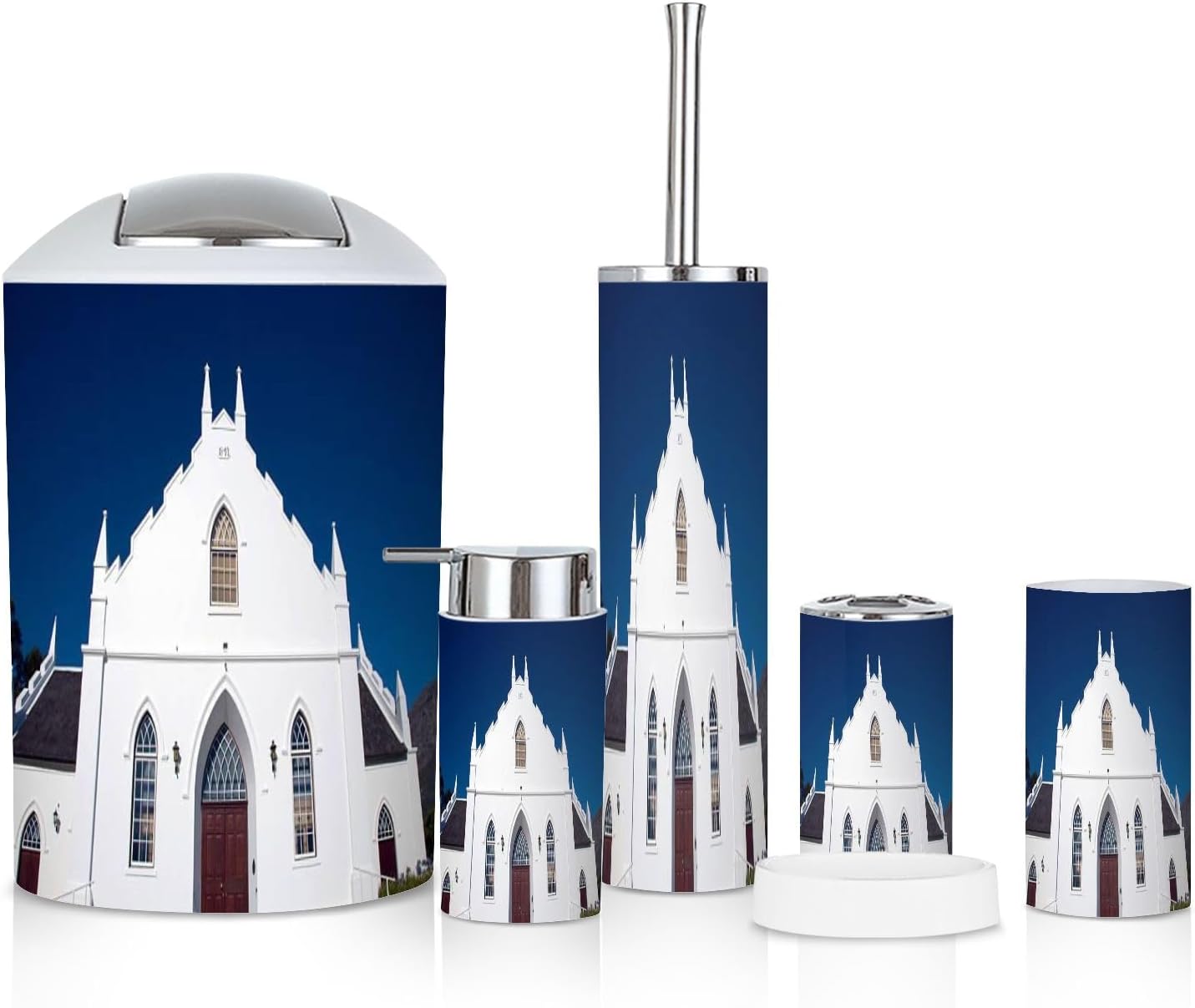 6 Piece Dutch Colonial Bathroom Accessories Set