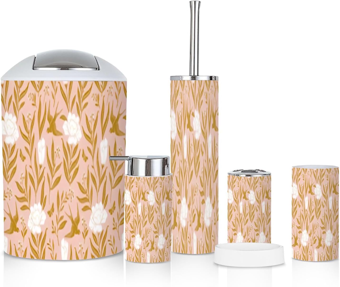 Boho Mystical 6 Piece Bathroom Accessories Set