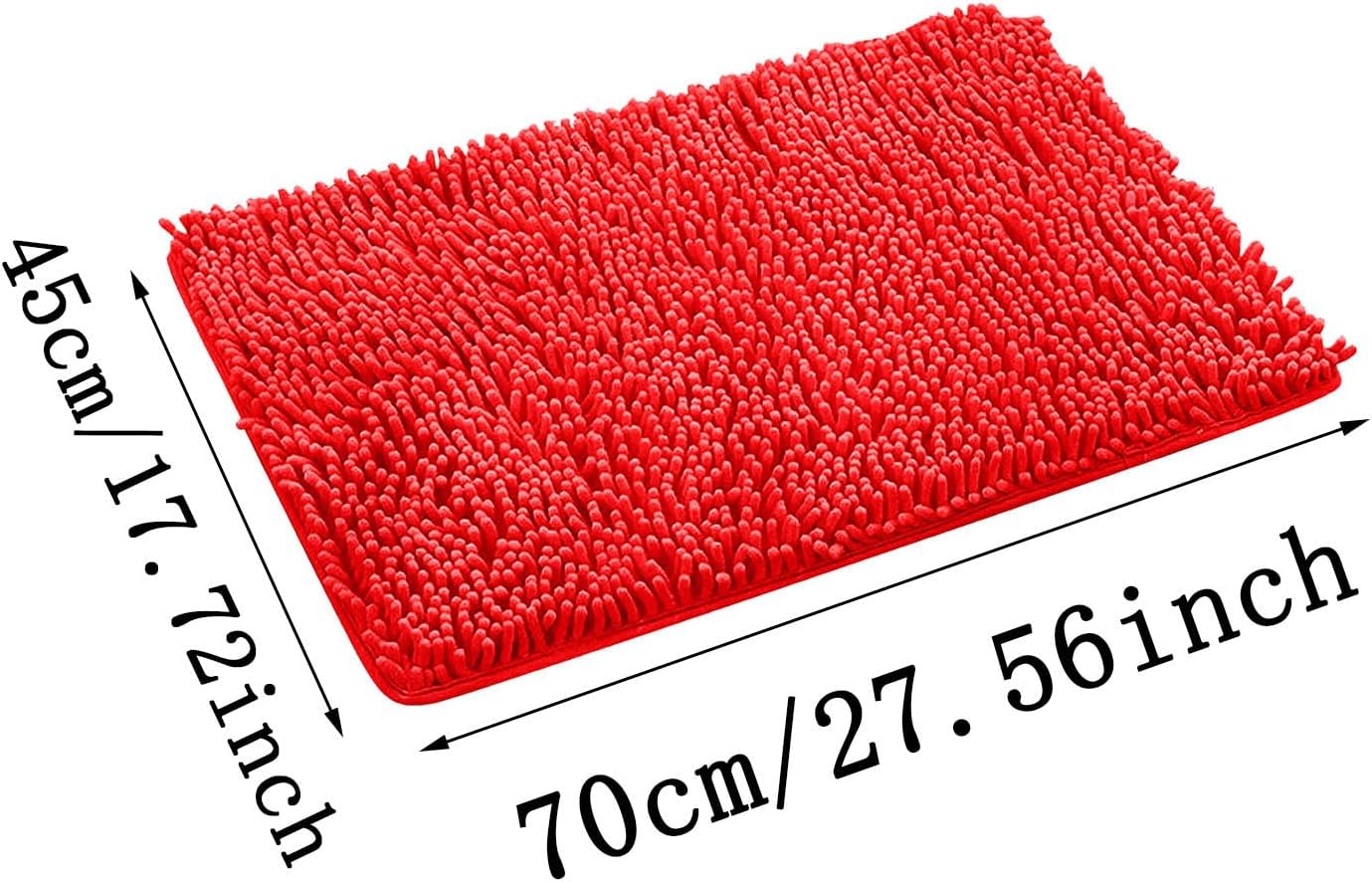 Gooddyiyukey Bath Mat Set 2024 Non-Slip Plush Thick Microfiber