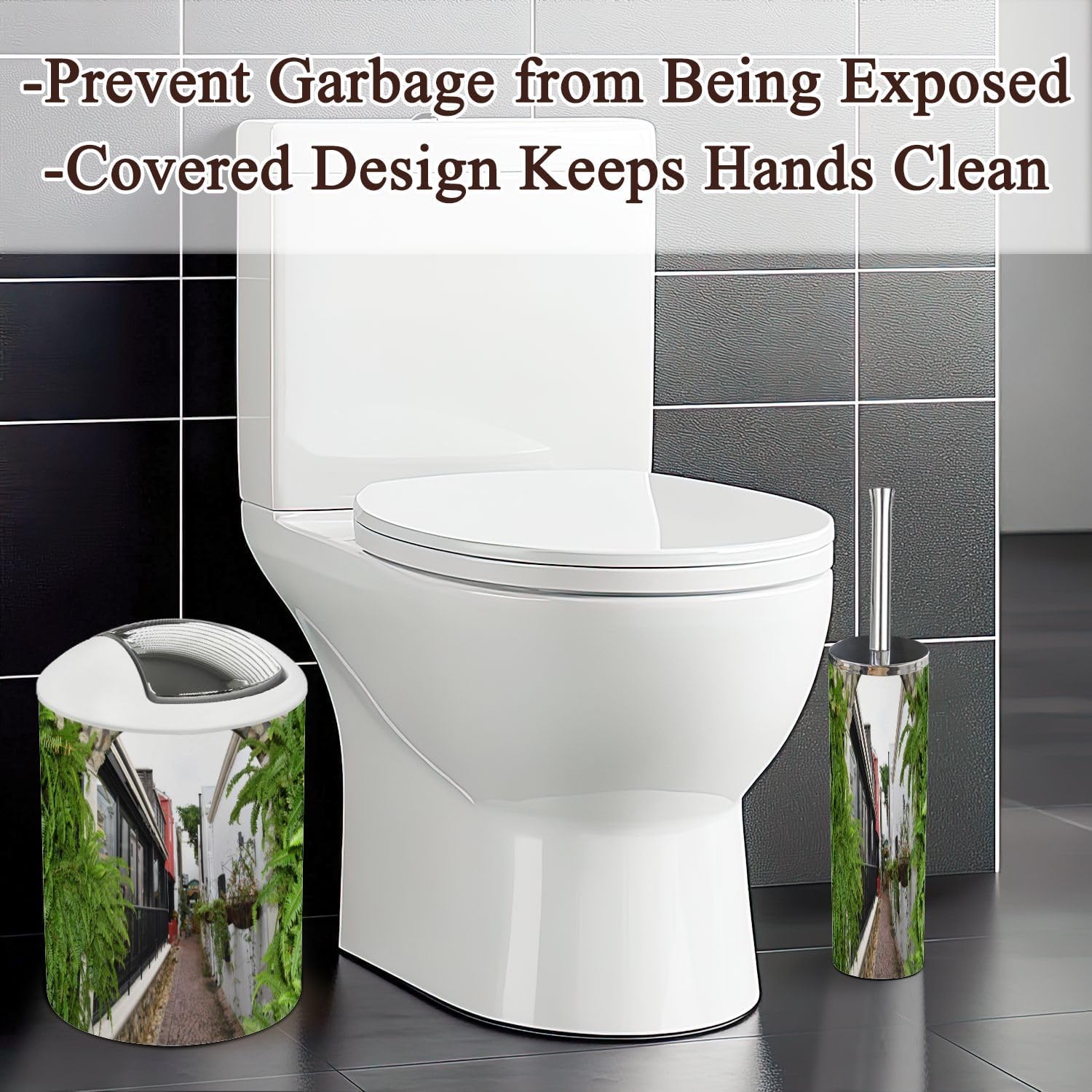 GISGBJW 6 Piece Bathroom Accessories Set