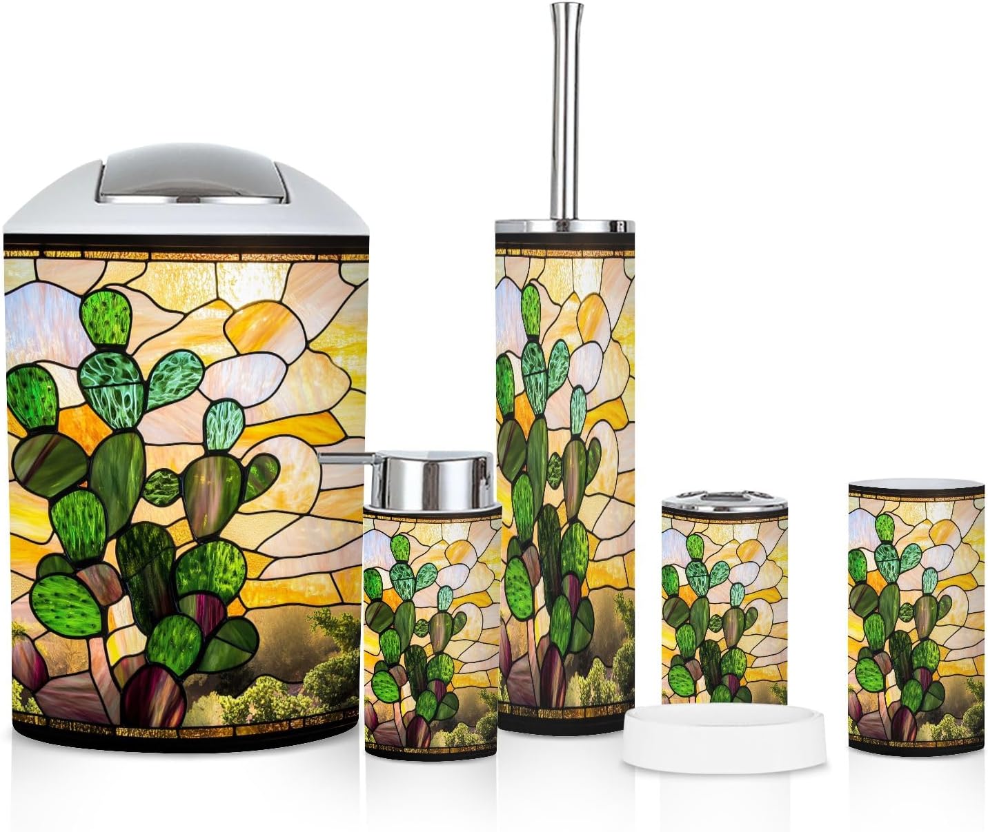 Mystical Southwestern Desert Bathroom Accessories Set