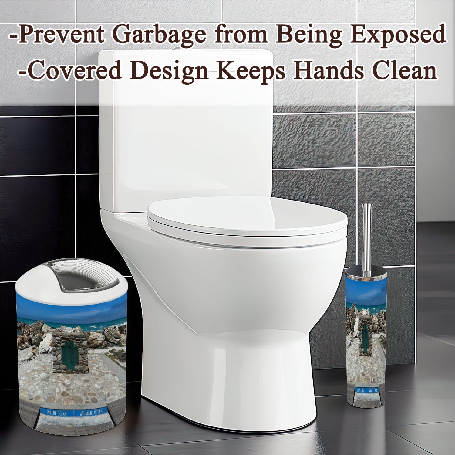6 Piece Cape Agulhas Boho Bathroom Set