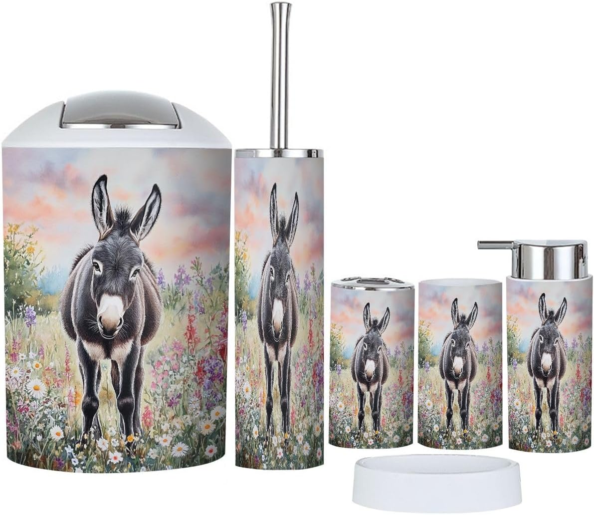 TRANQDEHOM Bathroom Accessory Set 6 Piece
