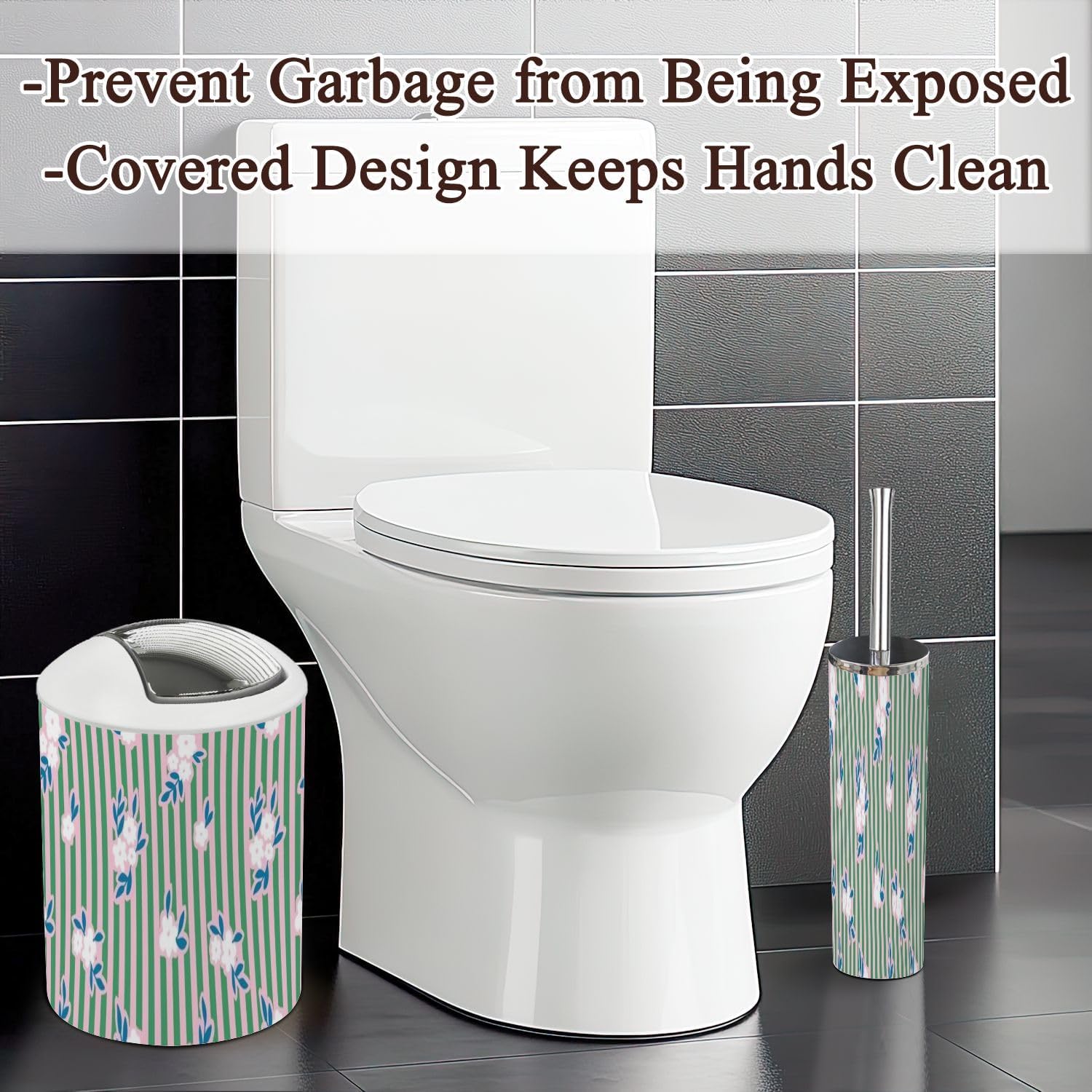 6 Piece Trendy Bathroom Accessories Set