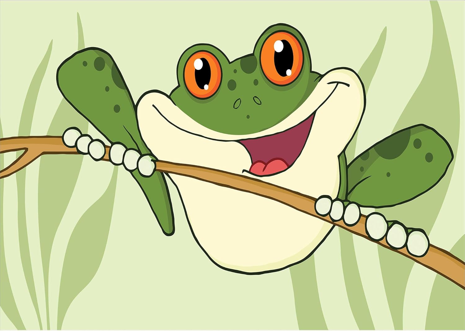 Ambesonne Frogs Soap Dispenser Toothbrush Holder Set