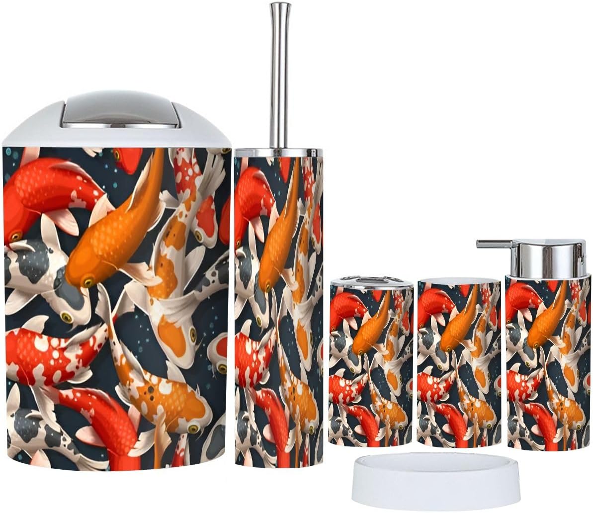 Bathroom Accessories Set 6 Pcs Durable and Stylish