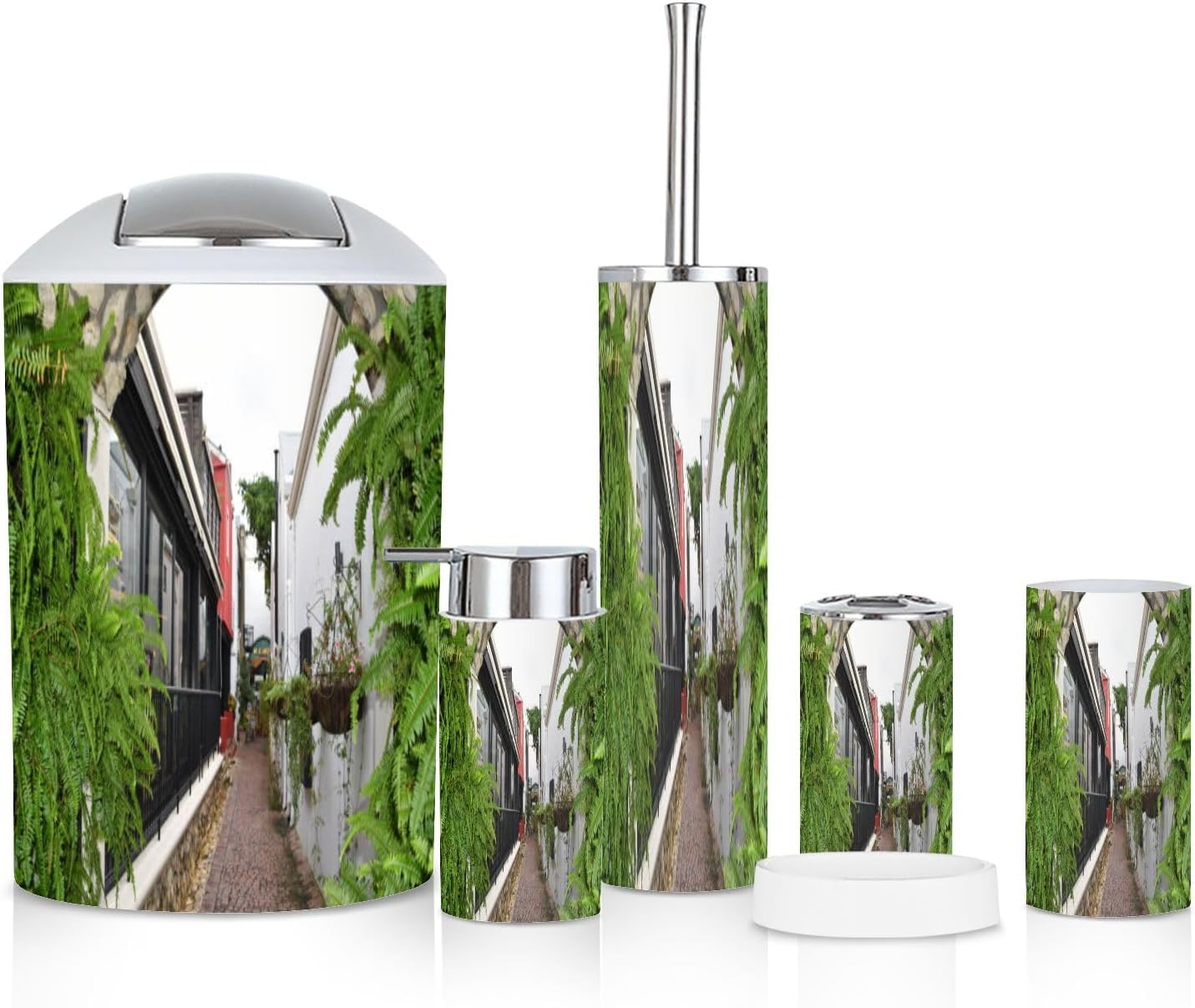 GISGBJW 6 Piece Bathroom Accessories Set