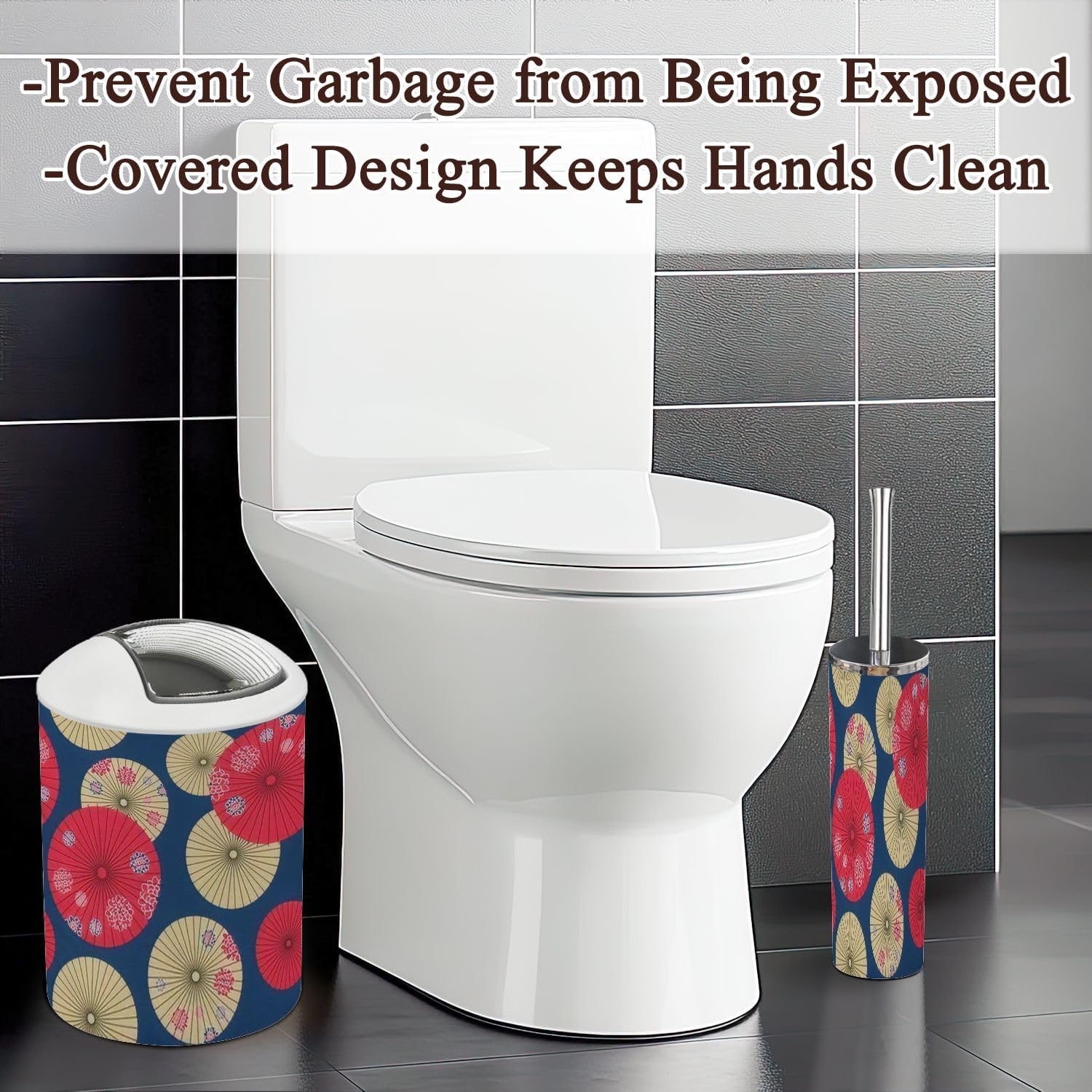 6 Pcs Bathroom Accessories Set - Durable Stylish