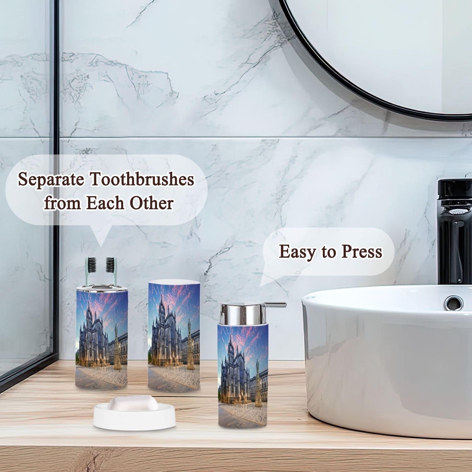 Edinburgh Bathroom Accessories Set 6 Piece