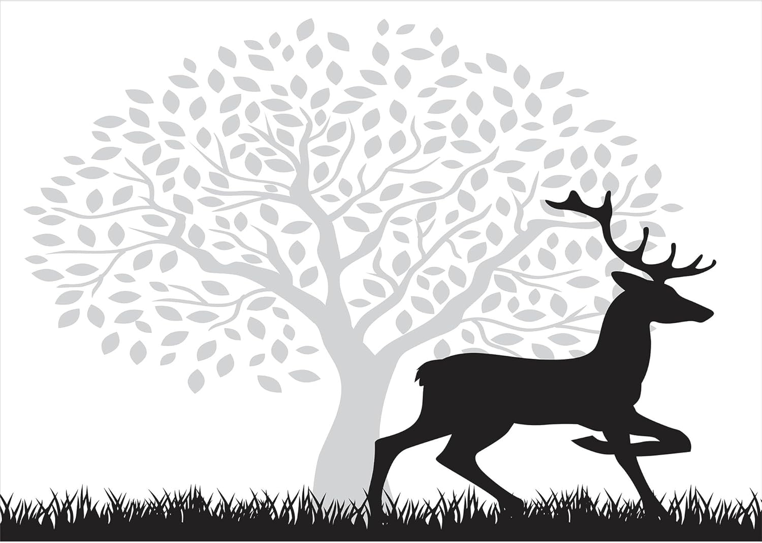 Ambesonne Deer Hunting Soap Dispenser Toothbrush Holder Set 1