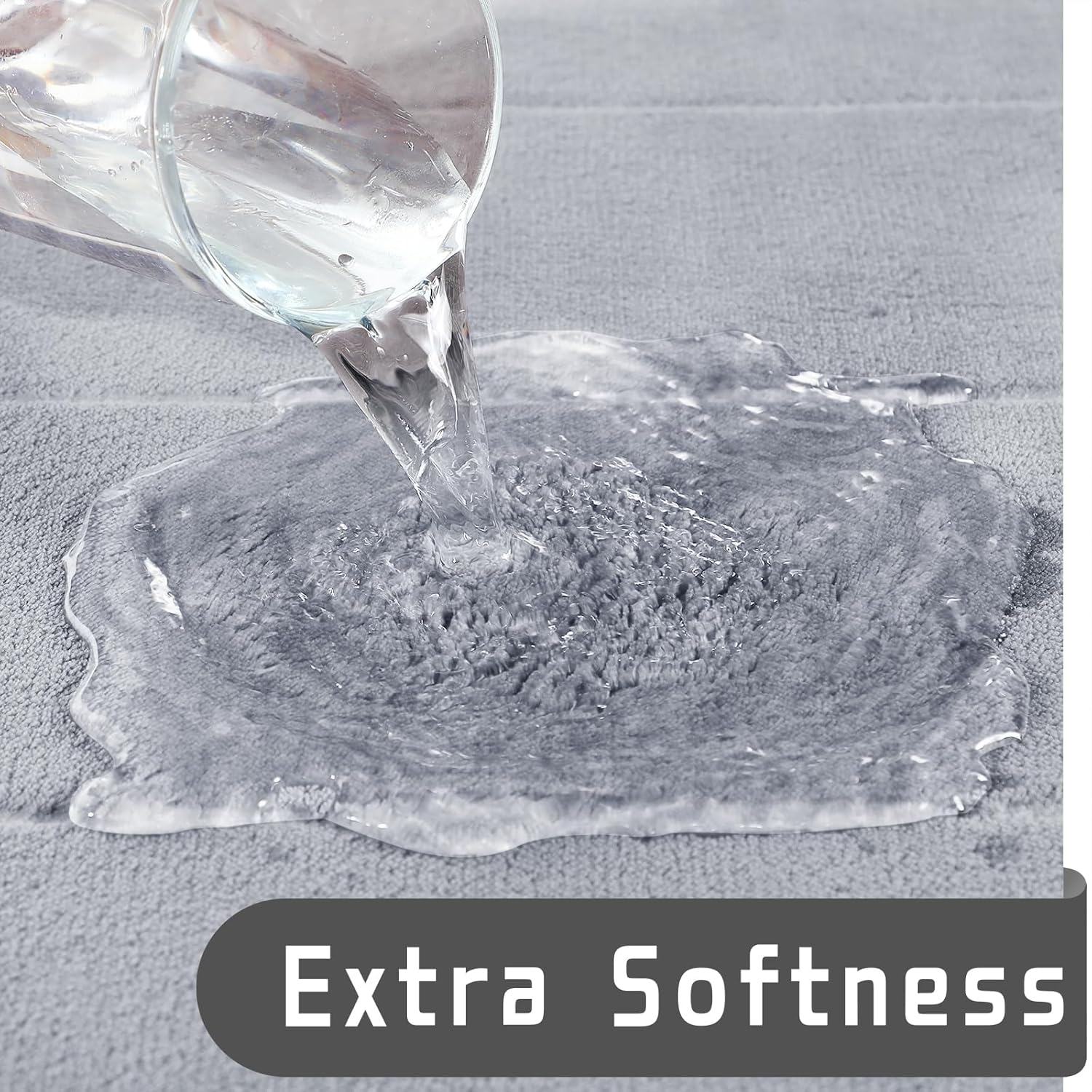 Yimobra Memory Foam Bath Mat Set 2-Piece