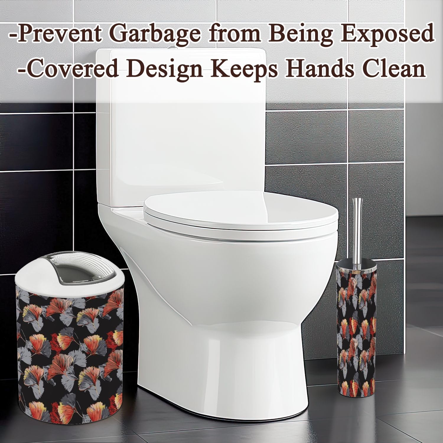 Premium Bathroom Accessories Set 6 Pcs Durable Decor
