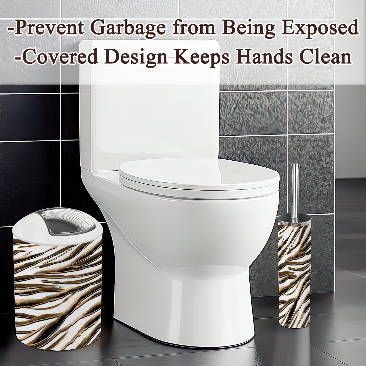 Bathroom Accessories Set 6 Pcs Durable Decorative