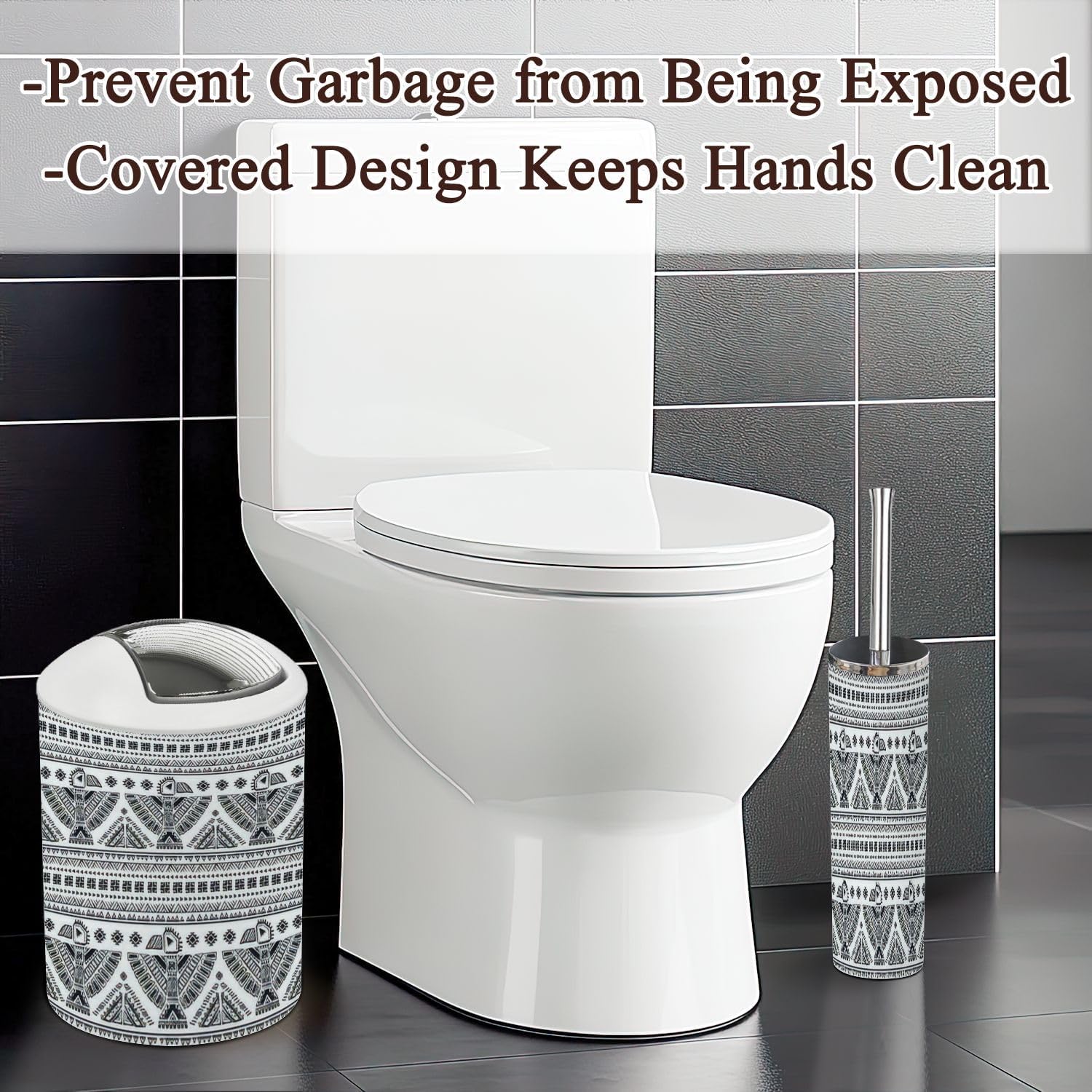 Tribal Bathroom Accessories Set 6 Pcs 1