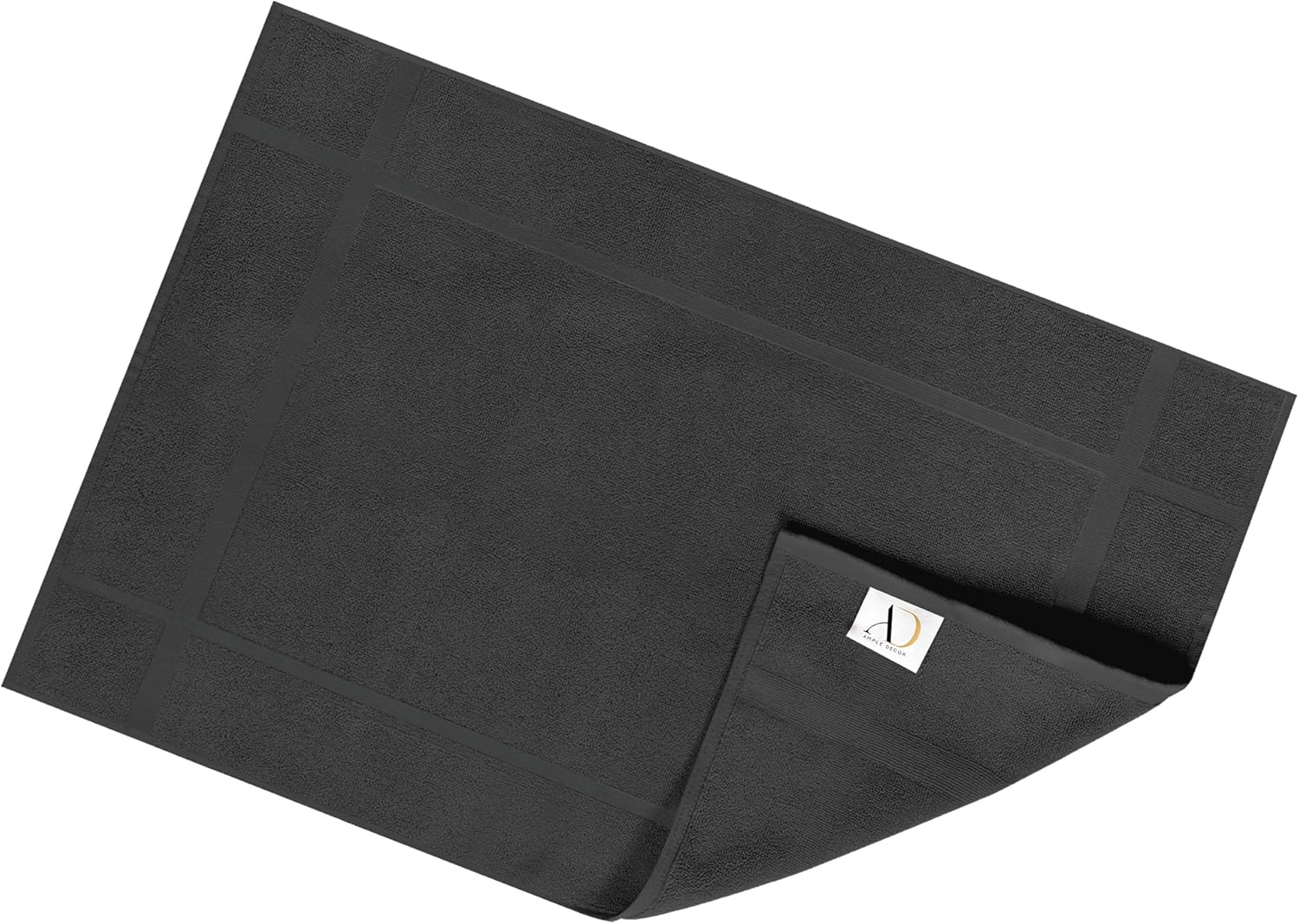 Ample Decor Bath Mats 100 Cotton Grey