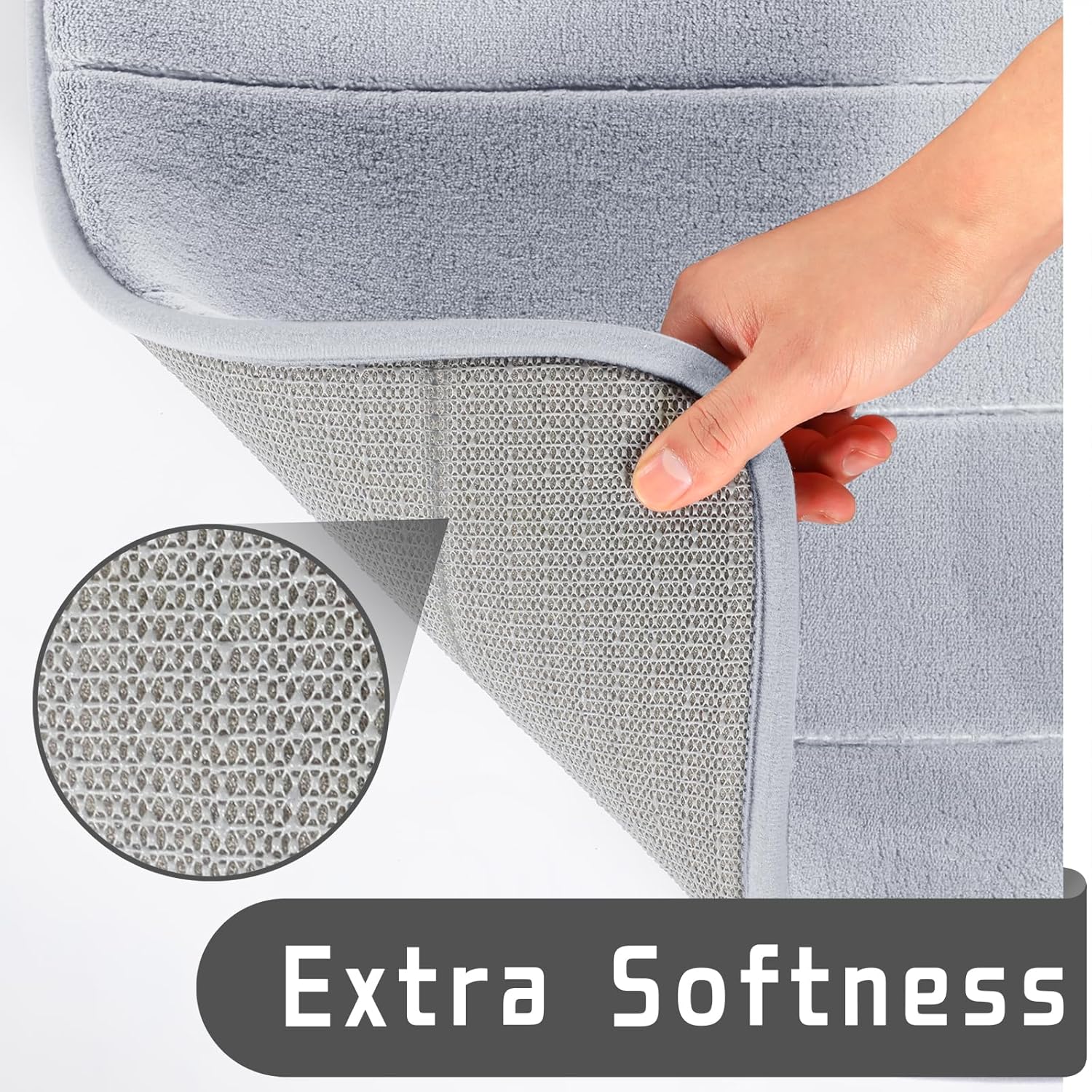 Yimobra Memory Foam Bath Mat Set 2-Piece