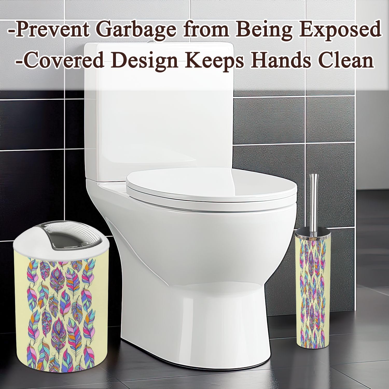 6 Pcs Durable Bathroom Accessories Set